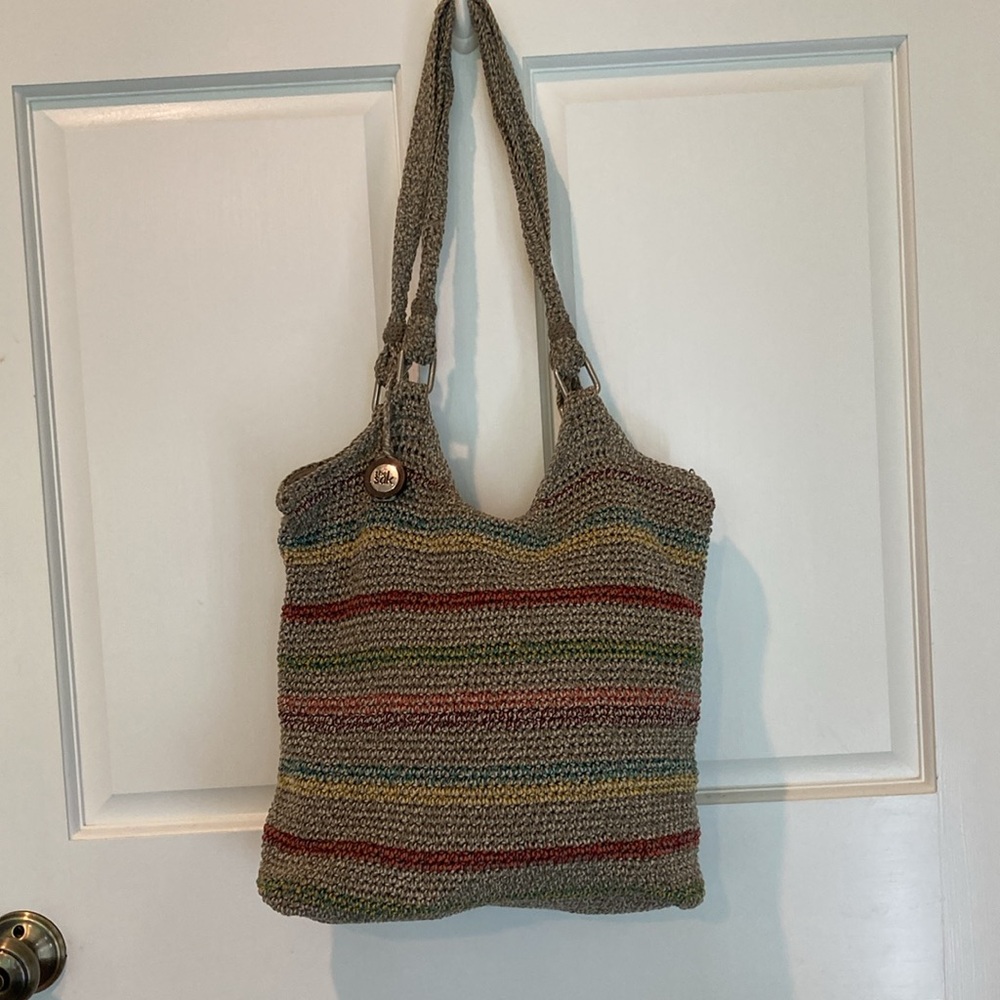 The Sak Stripe Hobo crochet bag